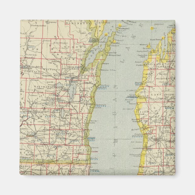 Imán Estados Unidos Medio Oeste (Frente)