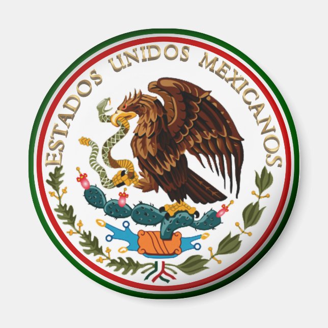 Imán Estados Unidos Mexicanos (Águila de la bandera mex (Frente)