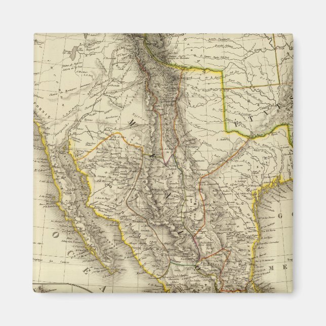 Imán Estados Unidos Mexicanos, América Central (Frente)