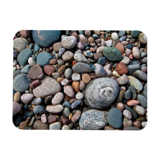 Imán Estados Unidos, Michigan. Burbujas En La Orilla (Horizontal)