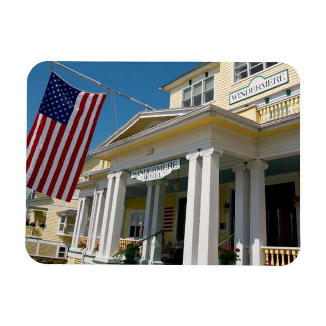 Imán Estados Unidos, Michigan, isla Mackinac (Horizontal)