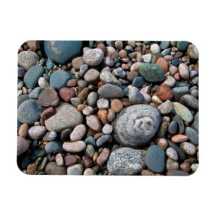 Imán Estados Unidos, Michigan. Piedras Pulidas En La Co