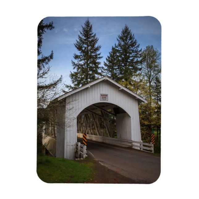 Imán Estados Unidos, Oregón, Scio, Puente Hannah 2 (Vertical)