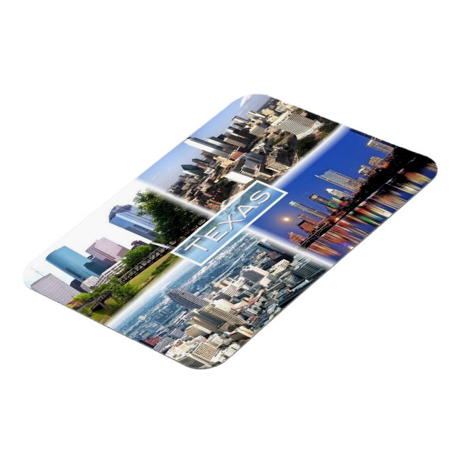 Imán Estados Unidos Texas - Centro de Houston - Centro  (Lado Izquierdo)