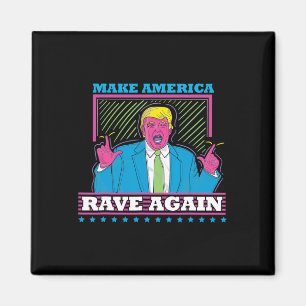 Imán Estados Unidos vuelve a correr gracioso Trump Edm