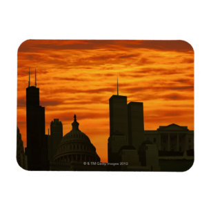 Imán Estados Unidos, Washington DC, Casa Blanca y comer