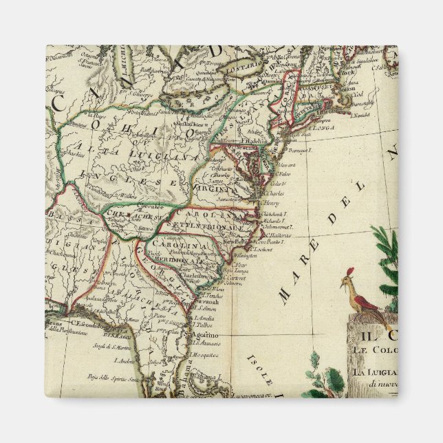 Imán Estados Unidos y Canadá (Frente)