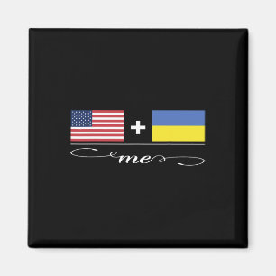 Imán Estadounidense + Ucraniano = Me Banderas De Usa Y