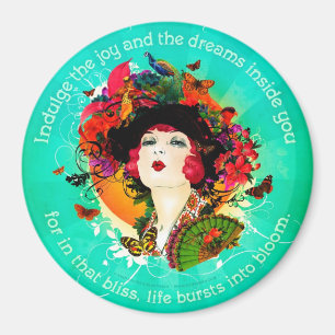 Imán Estalle en la floración