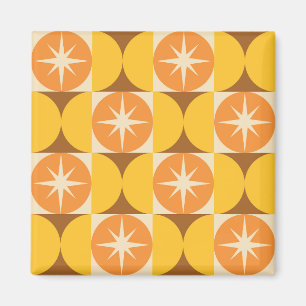 Imán Estallidos de mediados de siglo en círculos amaril