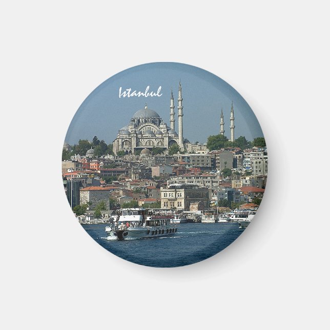 Imán Estambul, Sultan Ahmed, Turquía (Fridge Magnet) (Frente)