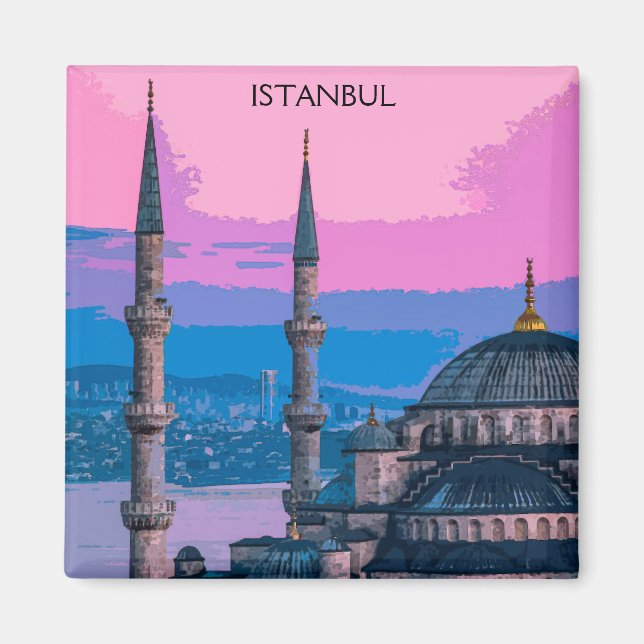 Imán Estambul Turquía Hagia Sophia Arquitectura (Frente)