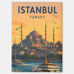 Imán 🕌 Estambul Turquía Mezquita Azul y vistas del Bós