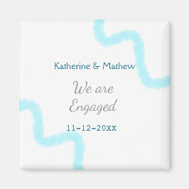 Imán Estamos comprometidos con la espiral de acuarela g