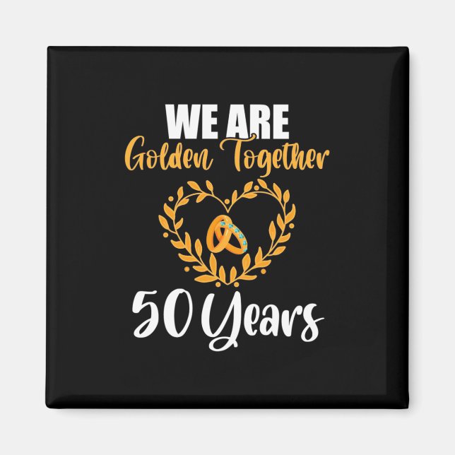 Imán Estamos Dorando Juntos 50 años (Frente)