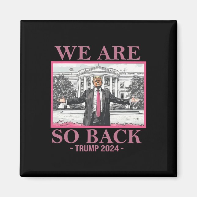 Imán Estamos Muy Aburridos De Trump 2024 (Frente)