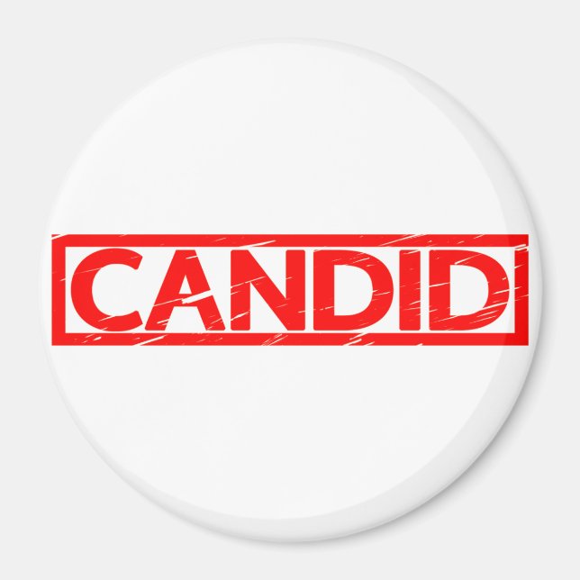 Imán Estampación de Candid (Frente)