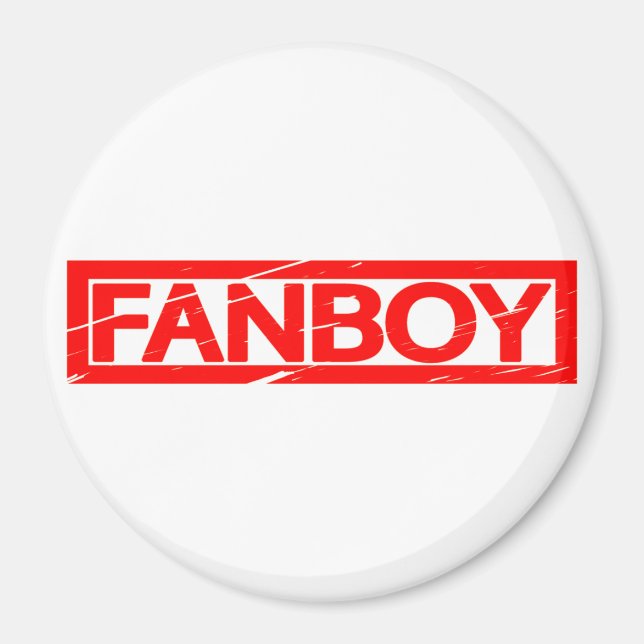 Imán Estampación de Fanboy (Frente)