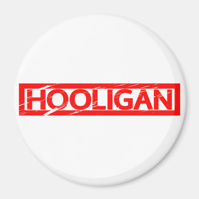 Imán Estampación de Hooligan (Frente)