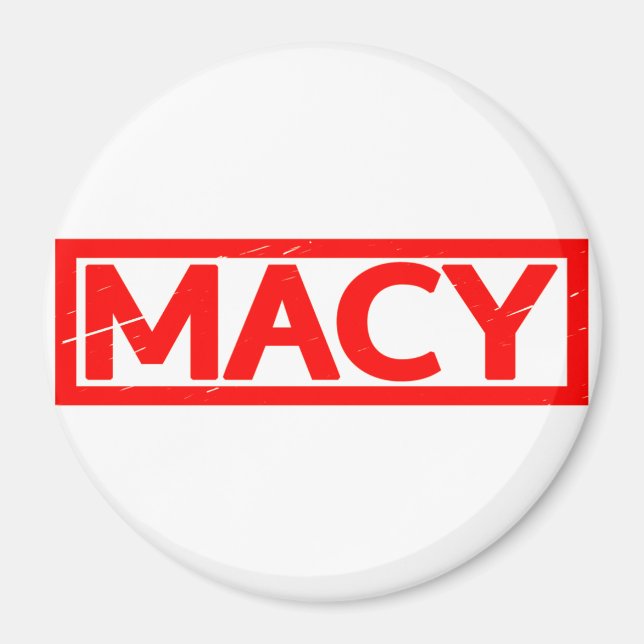 Imán Estampación de macy (Frente)