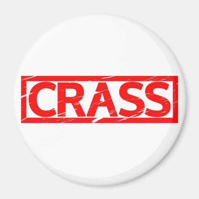 Imán Estampado de crudo (Frente)