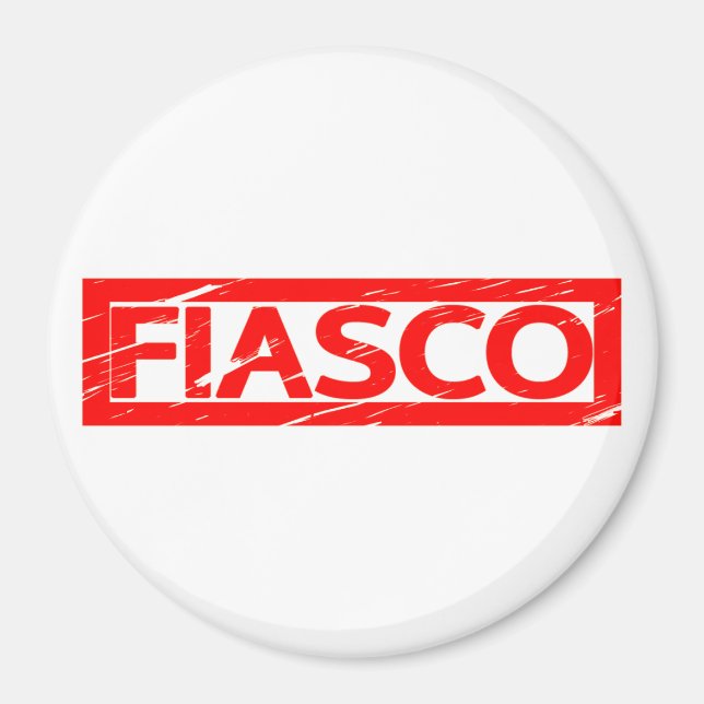 Imán Estampado de fiasco (Frente)