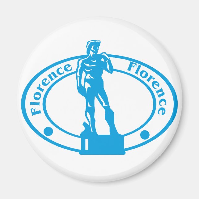 Imán Estampado de Florencia (Frente)