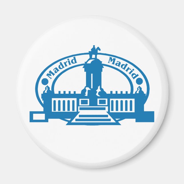 Imán Estampado de Madrid (Frente)