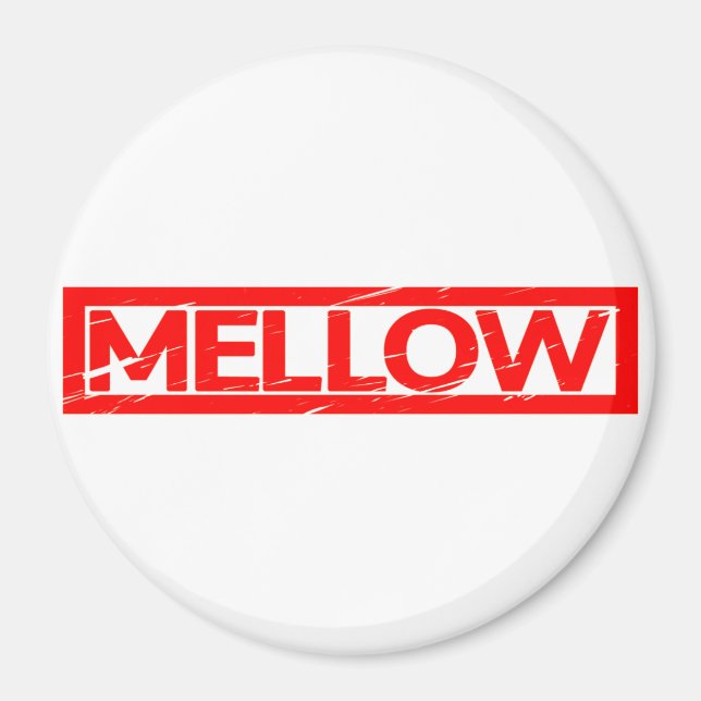 Imán Estampado de Mellow (Frente)