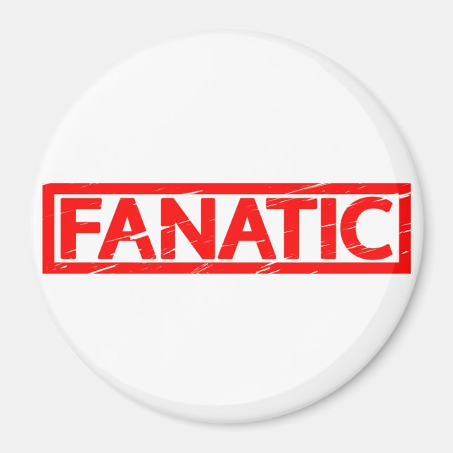Imán Estampado fanático (Frente)