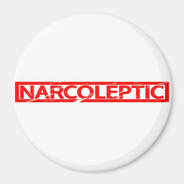Imán Estampado Narcoléptico (Frente)