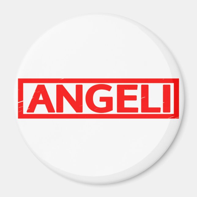 Imán Estampilla de Angeli (Frente)