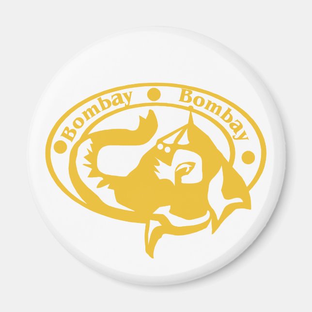 Imán Estampilla de Bombay (Frente)