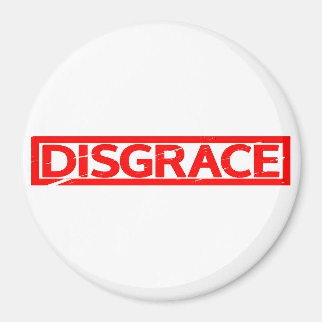 Imán Estampilla de desgracia (Frente)