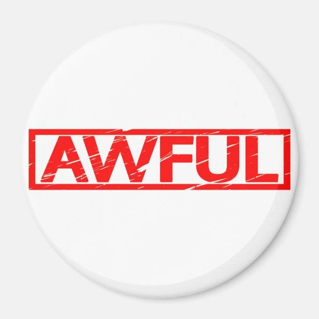 Imán Estampilla desagradable (Frente)