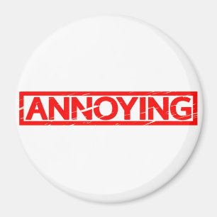 Imán Estampilla molesta