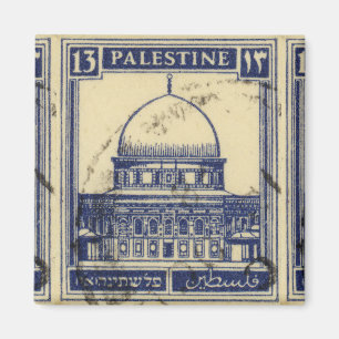 Imán estampilla palestina antigua 1920_ folclore palest
