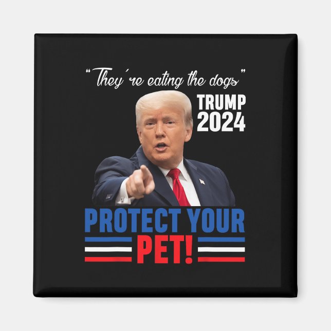 Imán Están Comiendo A Los Perros Trump 2024 Debate Prot (Frente)