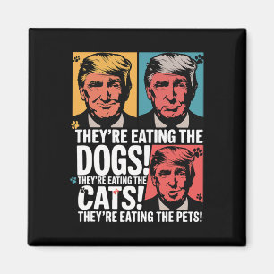 Imán Están comiendo a los perros Trump contra Kamala 20