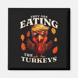 Imán Están Comiendo Divertidas Gracias Trump en Turquía