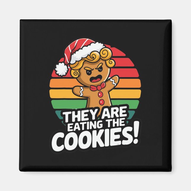 Imán Están Comiendo El Humor De Los Navidades De Pan De (Frente)