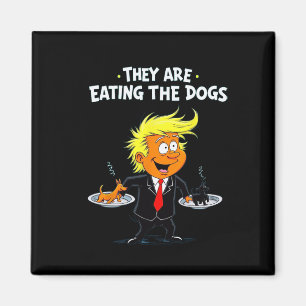 Imán Están Comiendo Los Perros Chiste De Trump