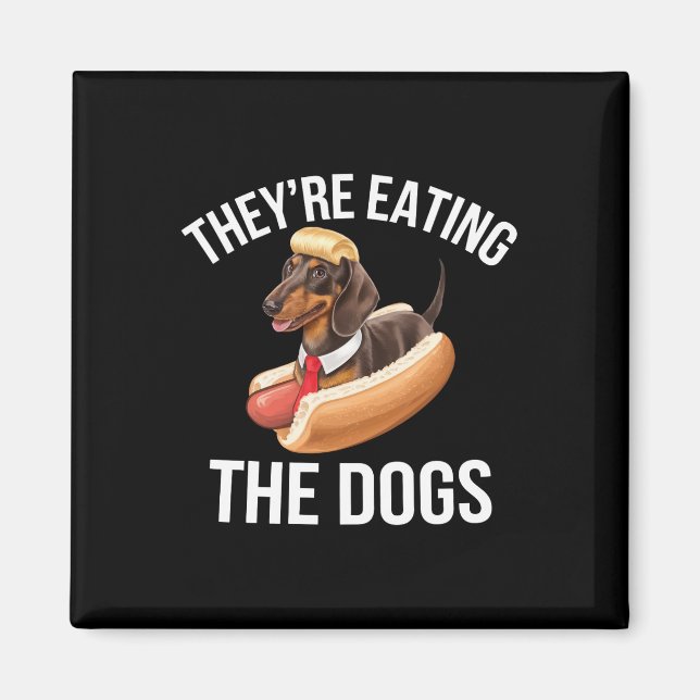 Imán Están Comiendo Los Perros Debate Donald Trump 2024 (Frente)