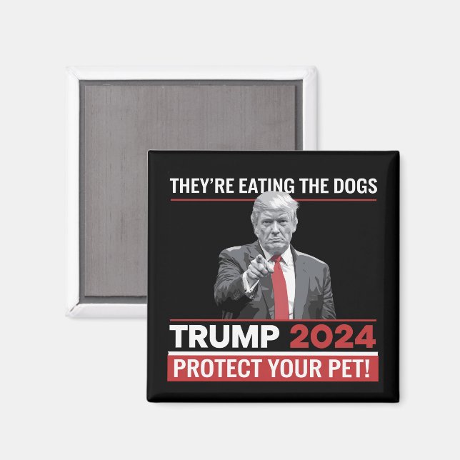 Imán Están Comiendo Los Perros Debate Trump 2024  (Anverso/Reverso)