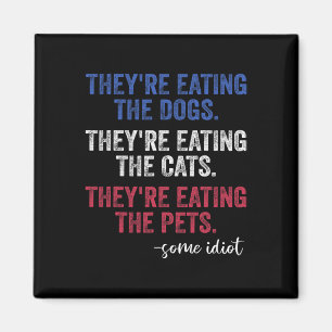 Imán Están Comiendo Los Perros Los Gatos Las Mascotas D