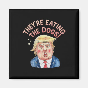 Imán Están Trump Comiendo Los Perros - Trump Meme