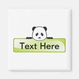 Imán Estandarte de Panda