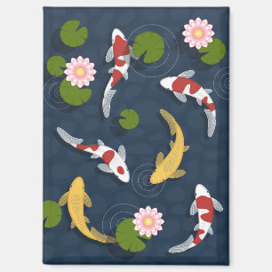 Imán Estanque de carpas japonesas