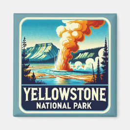 Imán Estanque de piedra del Parque Nacional Yellowstone