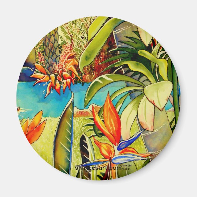 Imán Estanque en Oahu Pineapple Plantation (Frente)